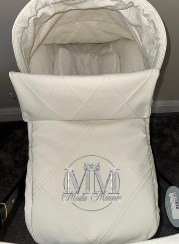 Diamond Double Stitch leatherette Car Seat Set *various colours*
