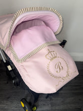 Load image into Gallery viewer, Custom Crown Laurel ruffle Leatherette Set *various colours*