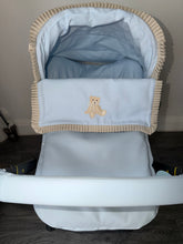 Load image into Gallery viewer, Pique Teddy Bear car seat set *various colours*