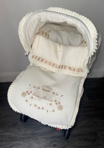 Custom Artenas Little Prince/Princess Ruffle Car seat