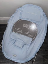 Load image into Gallery viewer, Blue Spanish Baby Bouncer