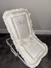 Load image into Gallery viewer, Luxury Frill Vale Bouncer Baby Chair