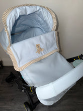 Load image into Gallery viewer, Pique Teddy Bear car seat set *various colours*