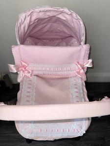 Artenas Extra Lace & Ribbon Car Seat Set *various colours*