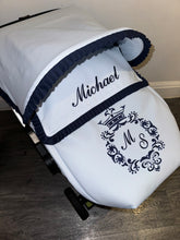 Load image into Gallery viewer, Custom Crown Crest ruffle Leatherette Set *various colours*