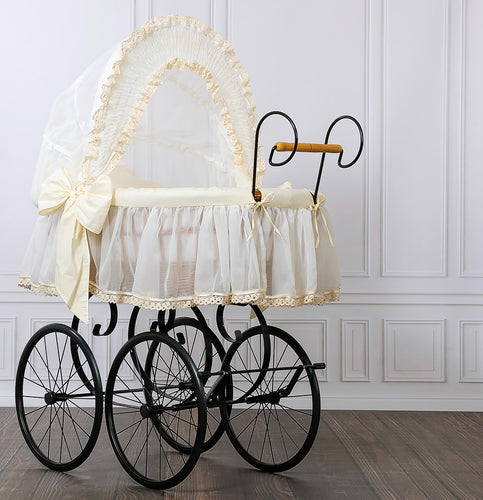 Cream Elisa Vintage Bassinet