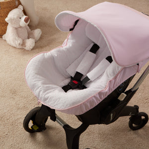 Pink Plumeti Car Seat Set