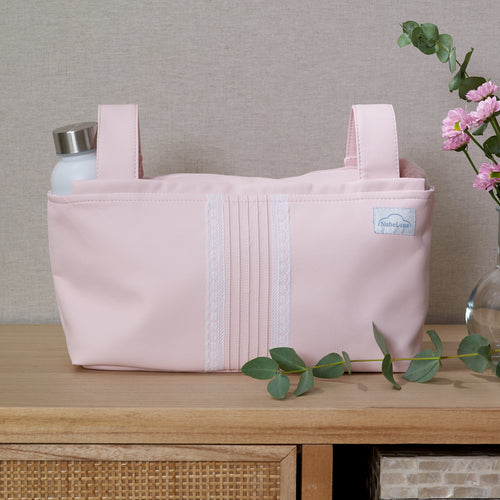 Pink Viena Leatherette City Bag