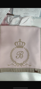 Custom Crown Laurel ruffle Leatherette Set *various colours*