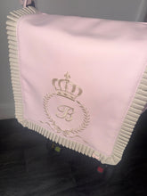 Load image into Gallery viewer, Custom Crown Laurel ruffle shoulder bag *various colours*