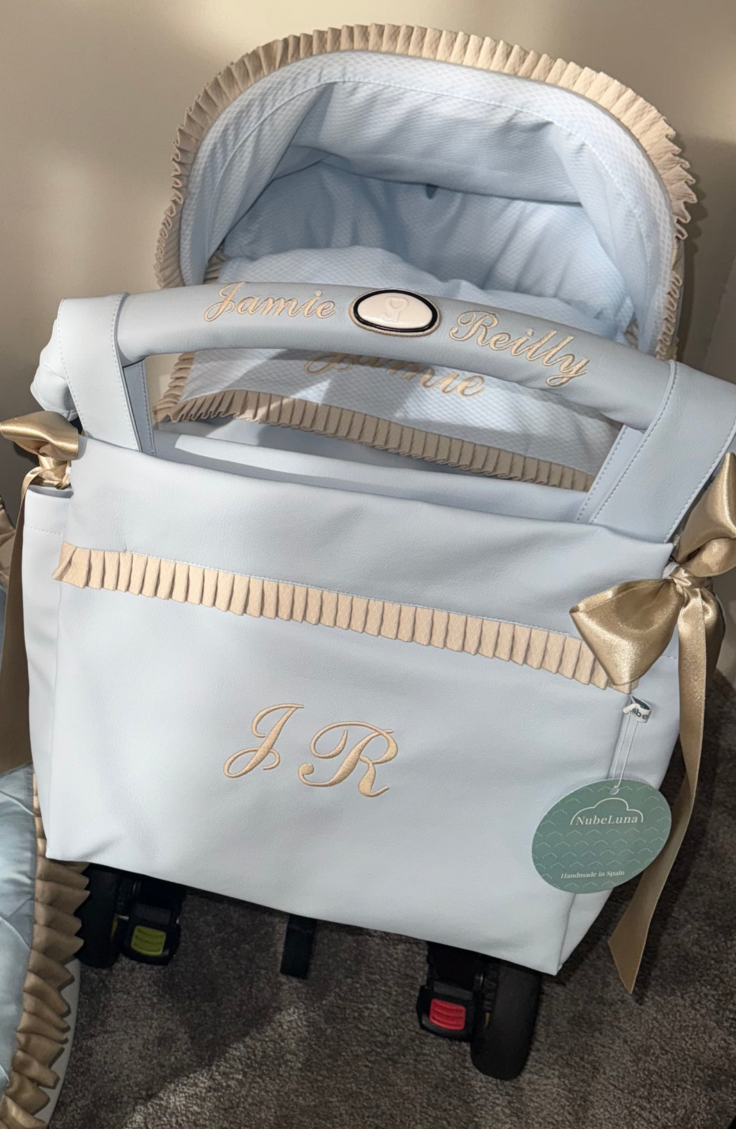 Leatherette Ruffle Short Strap bag