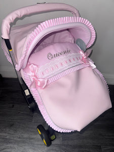 Extra Ruffle sparkle Artenas Car Seat Set *various colours*