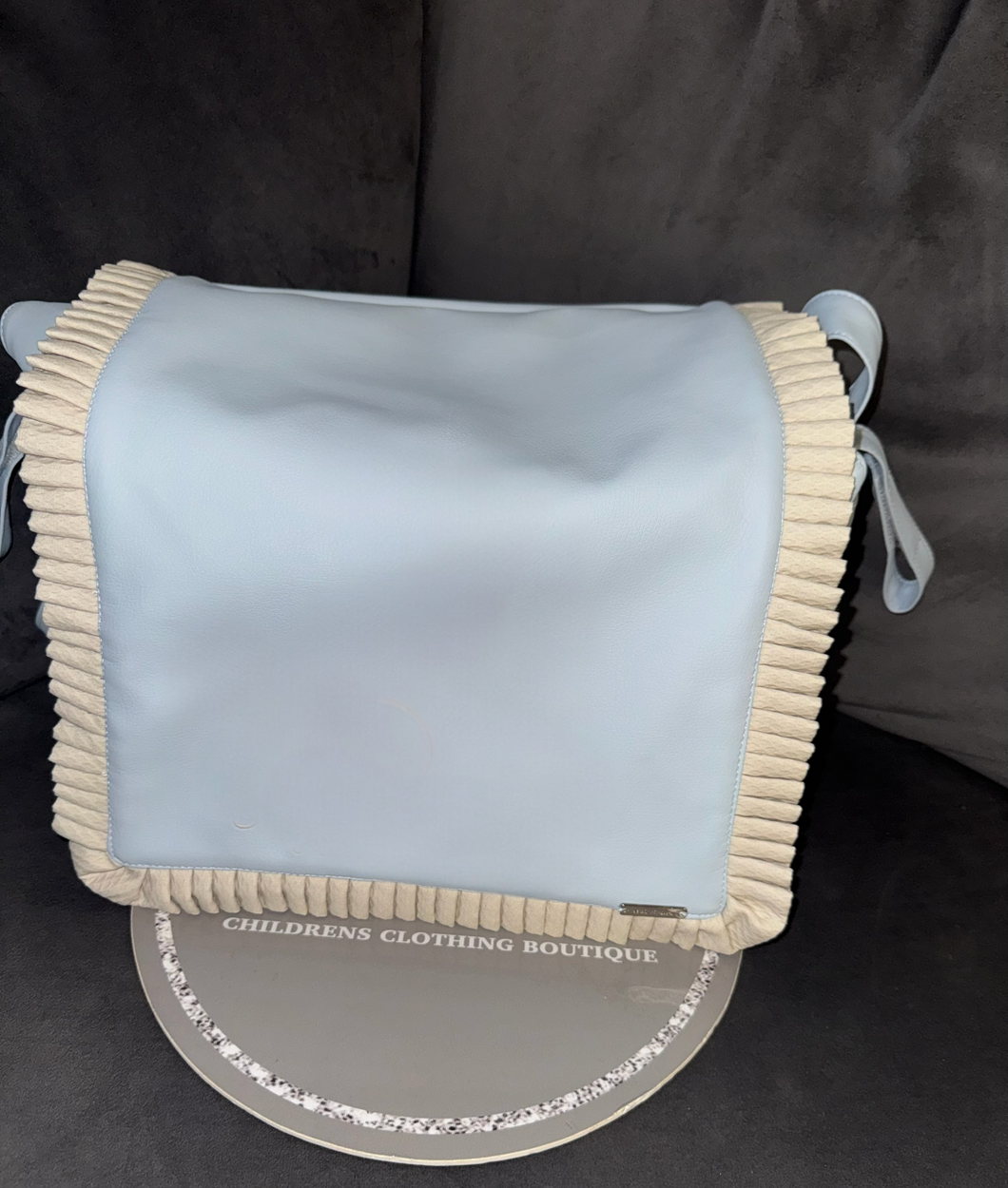 Leatherette Ruffle Shoulder bag