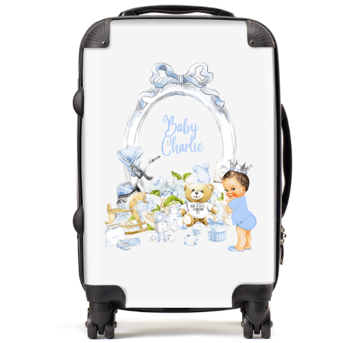 Brunette Baby Boy Travel Case