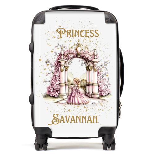 Blonde Princess Arch Carousel Travel Case