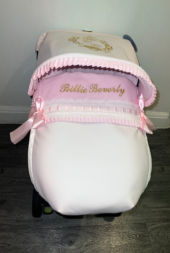 Custom Artenas Ruffle Carseat