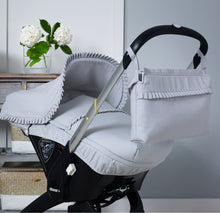 Load image into Gallery viewer, Grey Pique Car Seat set
