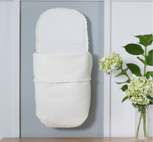 Load image into Gallery viewer, Cream Pique Carrycot inner footmuff