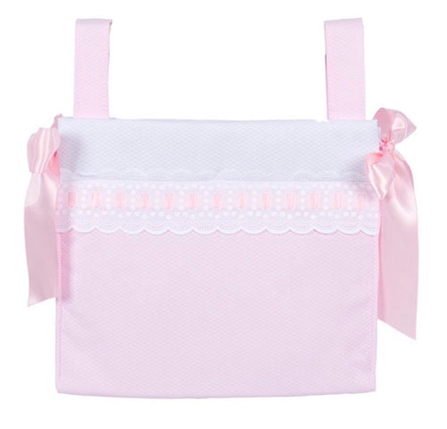 Pink Artenas material pram bag