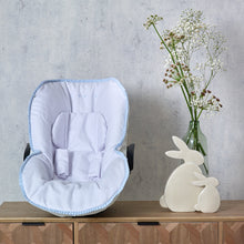 Load image into Gallery viewer, Leatherette White Bombon Car Seat set *various colours*
