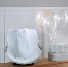Load image into Gallery viewer, Mint Plumeti Car Seat Set