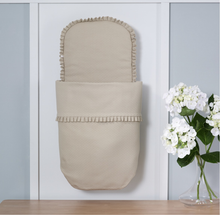 Load image into Gallery viewer, Camel Pique Carrycot inner footmuff