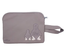 Load image into Gallery viewer, Grey Faunia leatherette vanity case