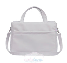 Load image into Gallery viewer, Grey Leatherette Maternity bag