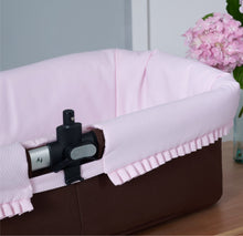 Load image into Gallery viewer, Pink Pique Carrycot liner
