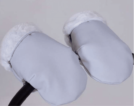 Fur sales pram gloves