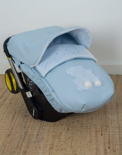 Blue Faunia Car seat set (bear,bunny,penguin)