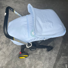 Load image into Gallery viewer, Blue Pique Car Seat set