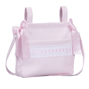 Artenas Pink Leatherette Pram Bag
