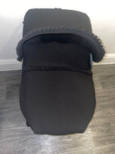 Load image into Gallery viewer, Black Pique Car Seat set