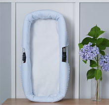 Load image into Gallery viewer, Blue Pique Carrycot liner