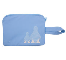 Load image into Gallery viewer, Blue Faunia leatherette vanity case