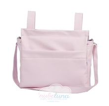 Load image into Gallery viewer, Pompas Pink  leatherette pram bag