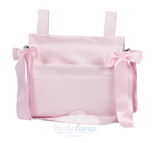 Load image into Gallery viewer, Pompas Pink  leatherette pram bag