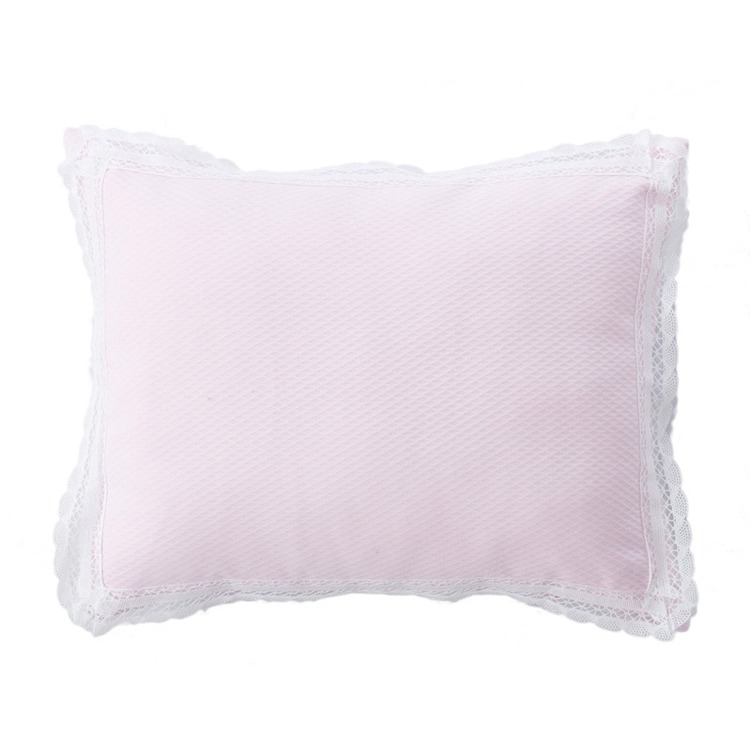 Pink Bianca Spanish Pillow 22x44cm