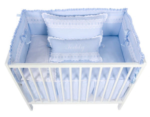 Blue Artenas Cot Bed 140cm x 70cm