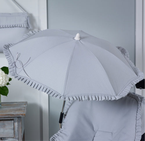 Grey Pique Spanish Parasol