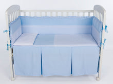 Load image into Gallery viewer, Blue Bianca Standard Cot 120cm x 60cm