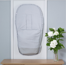 Load image into Gallery viewer, Grey Pique Pram footmuff